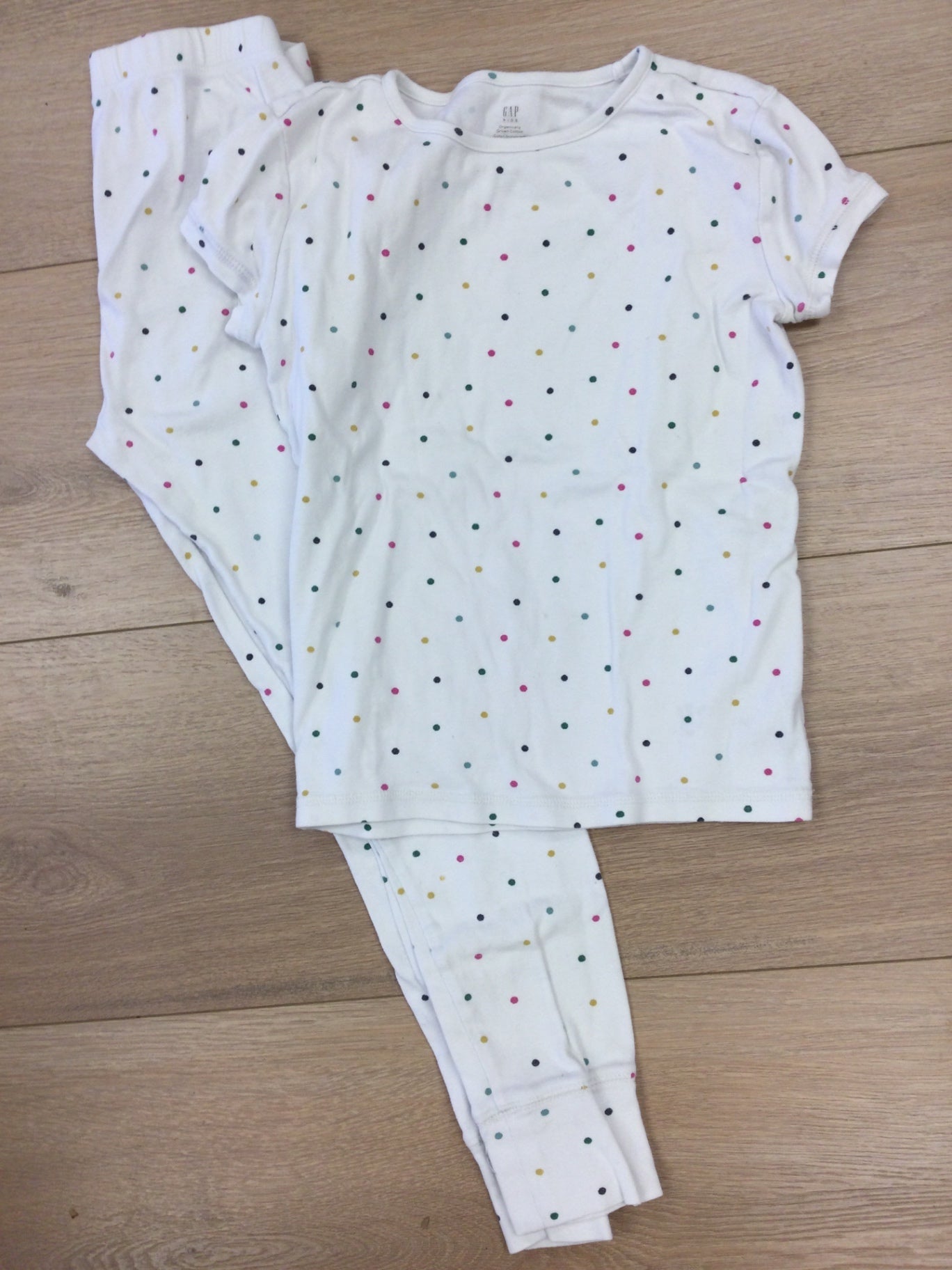 GAP Pajamas 12Y White with multicolored dots