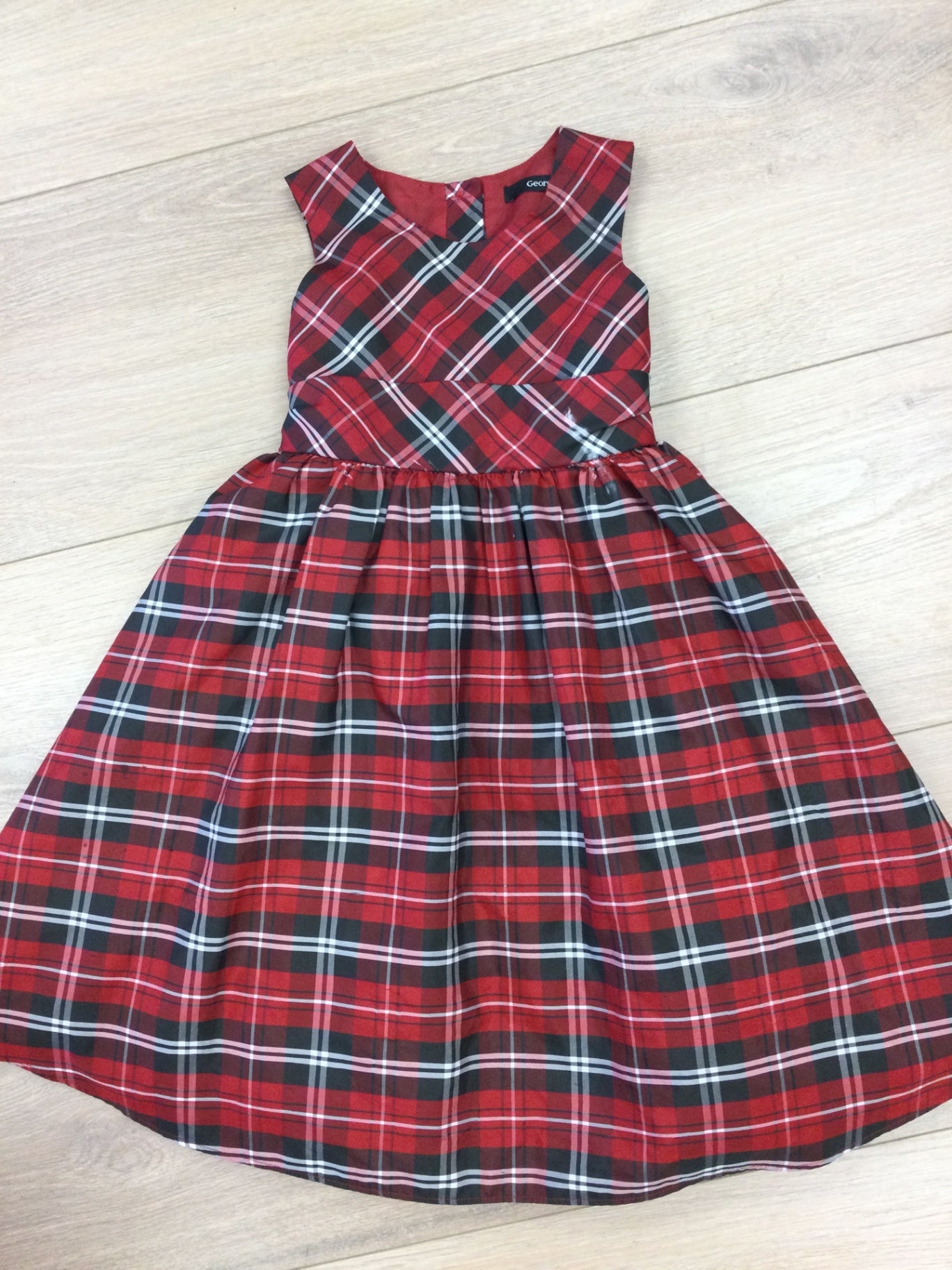 George Dress 4/5Y Red