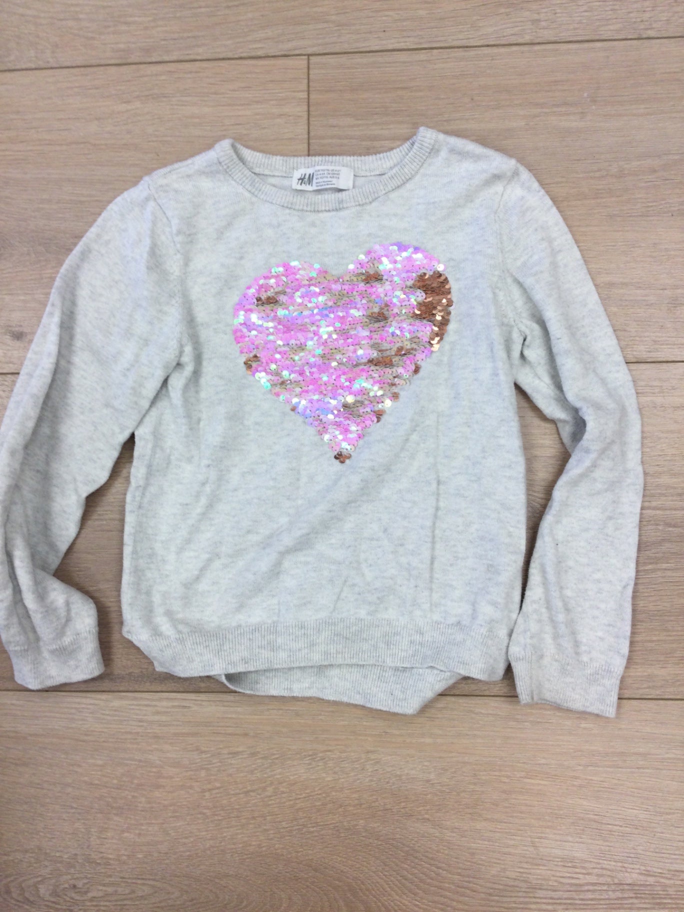 H&M Sweater 4-6 Gray