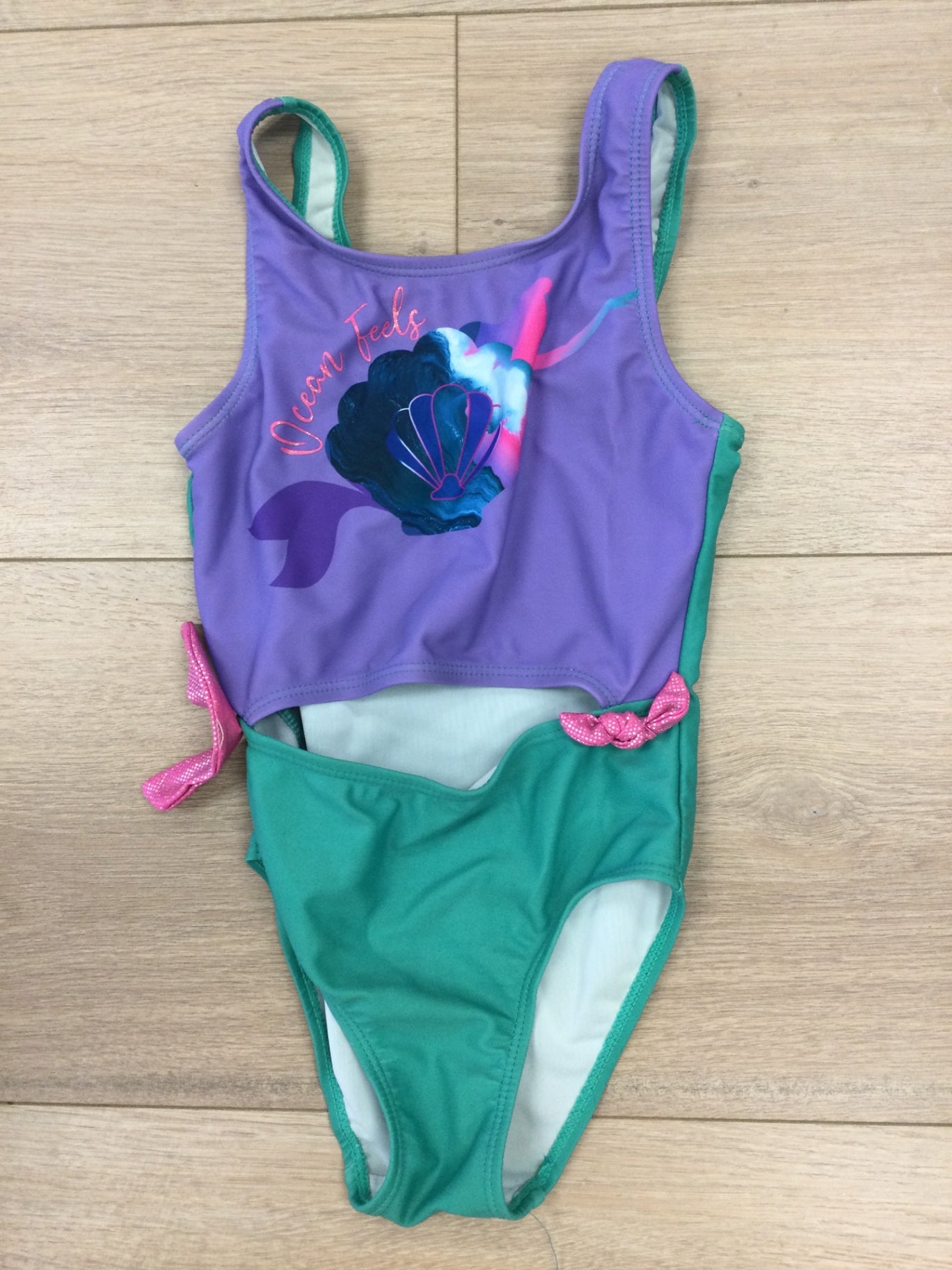 Disney Swim 4/5Y Purple and Green