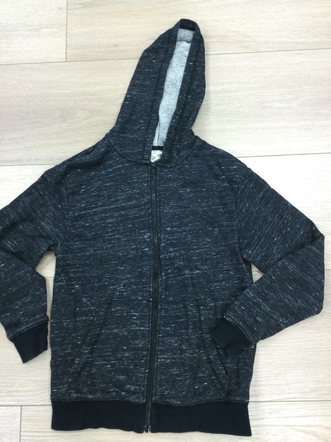 H&M Zip up sweater 10/12Y Dark gray