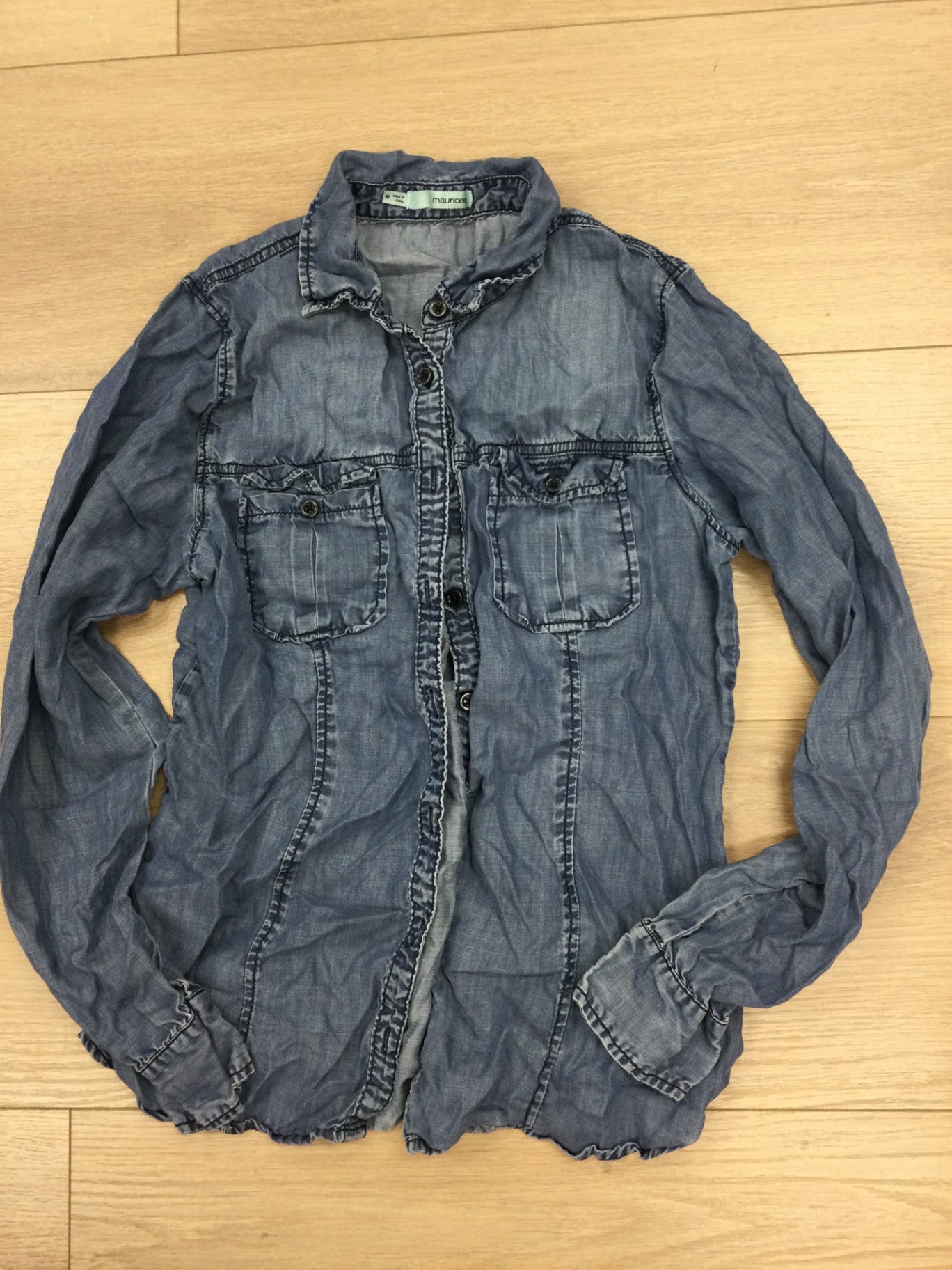 Maurice Blue Shirt M 