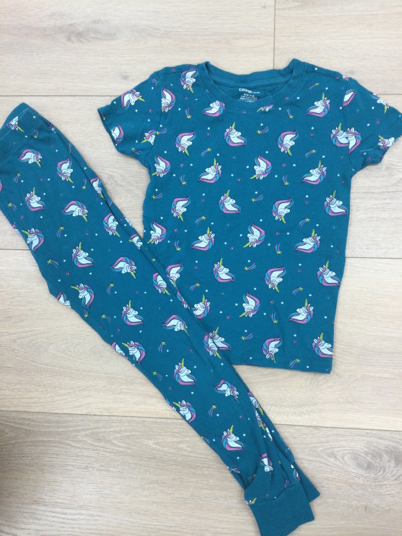 George Pajama Set 7/8Y Blue