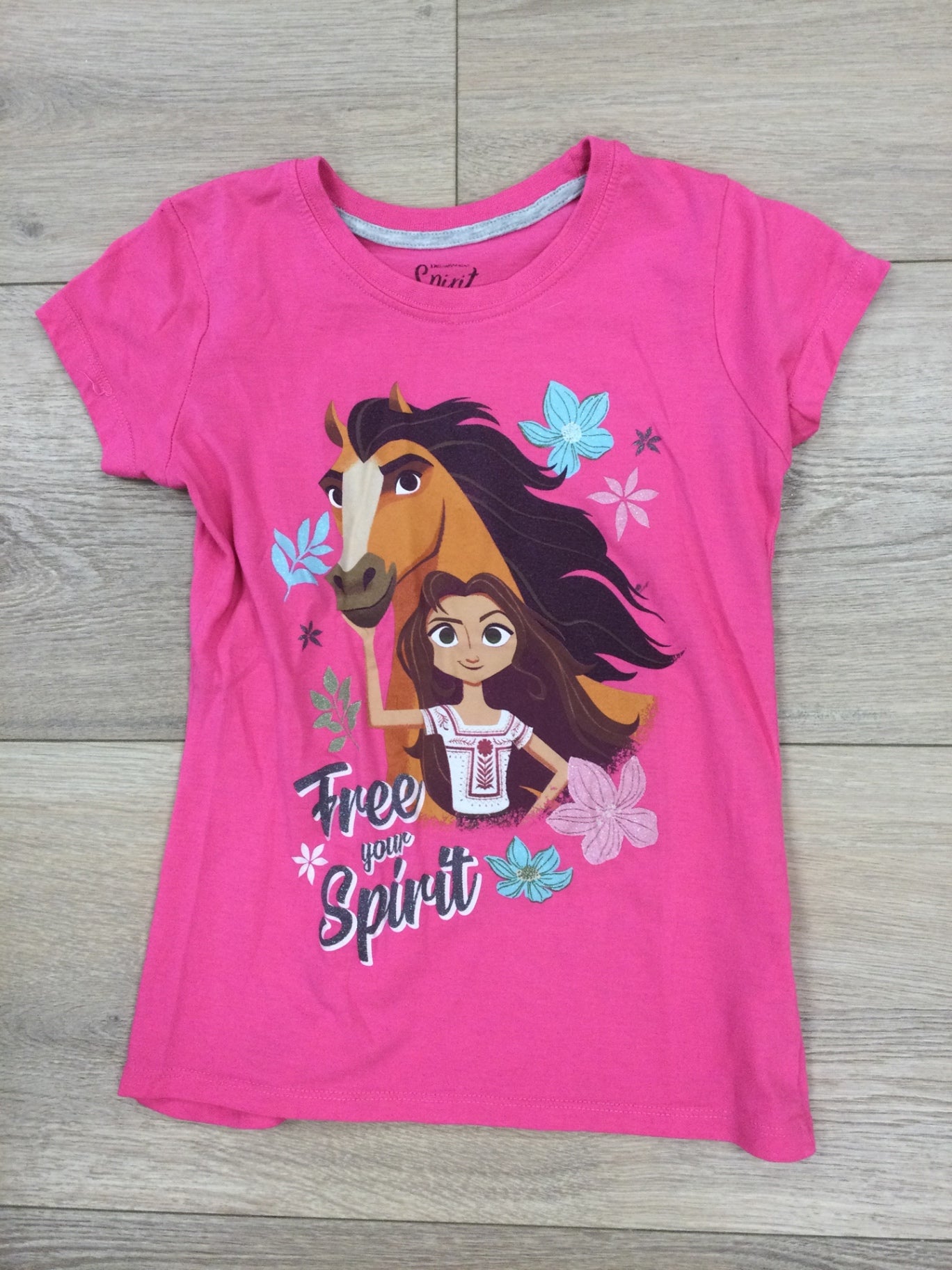 Spirit T-Shirt 7/8Y Pink