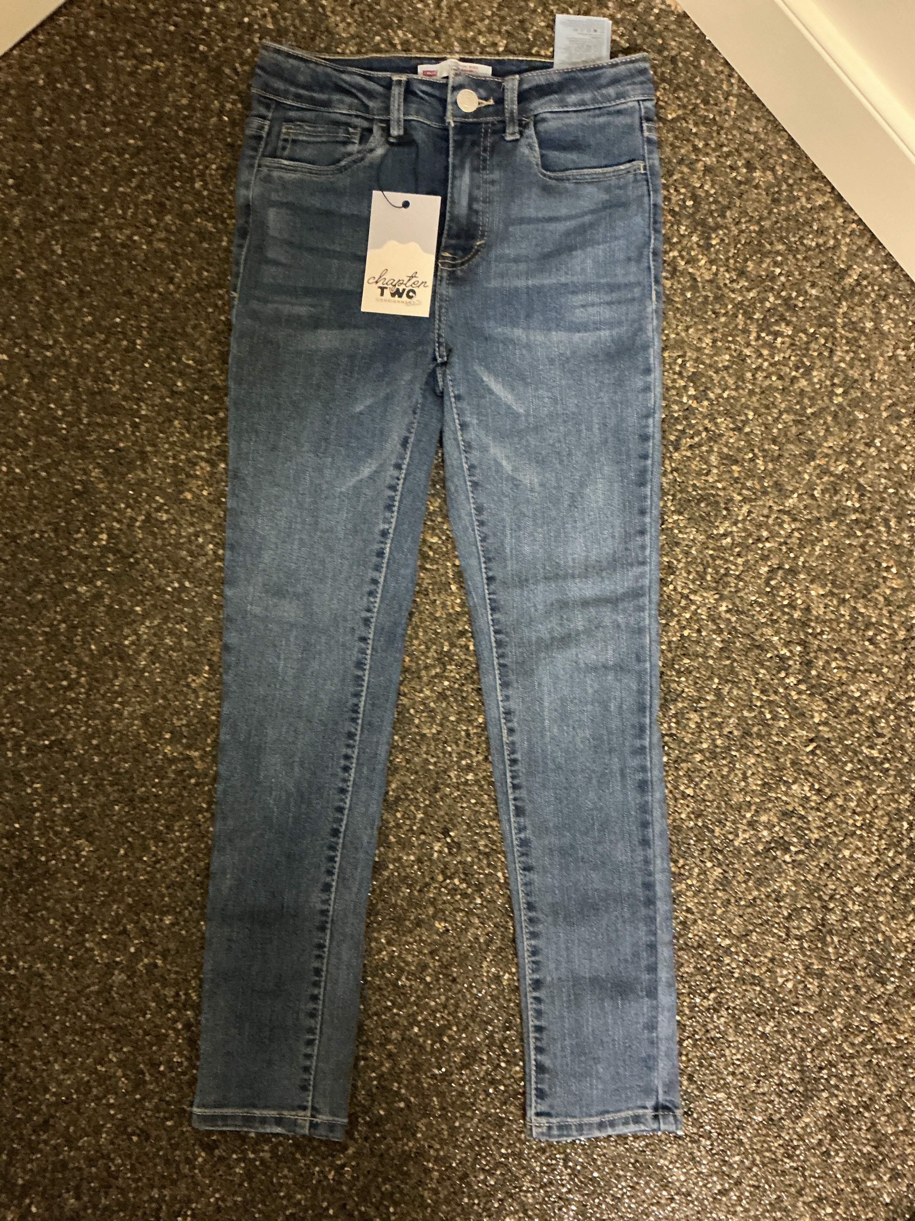 Levi’s high rise super skinny jeans 8Y