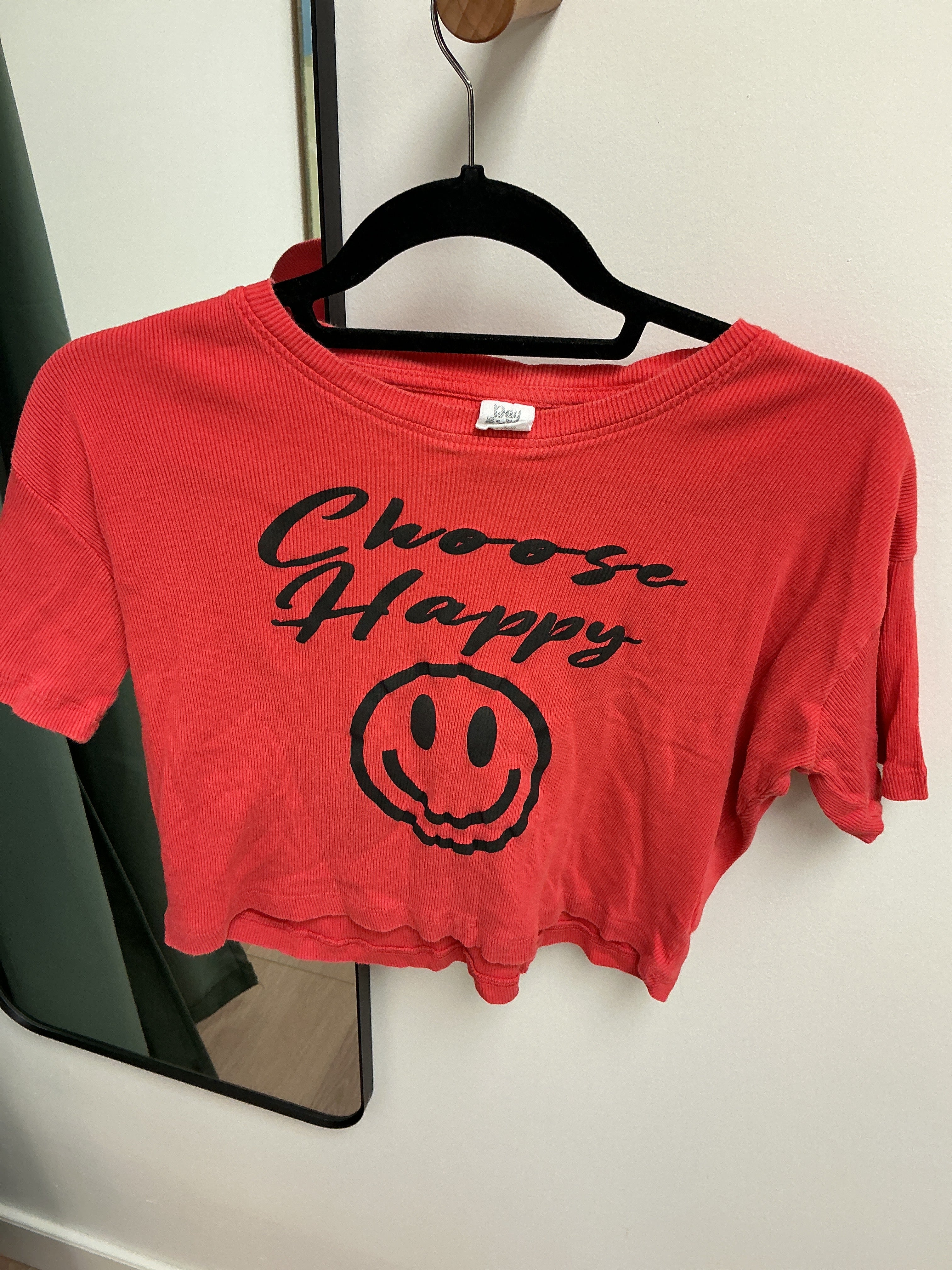 Day Break red choose happy tee S