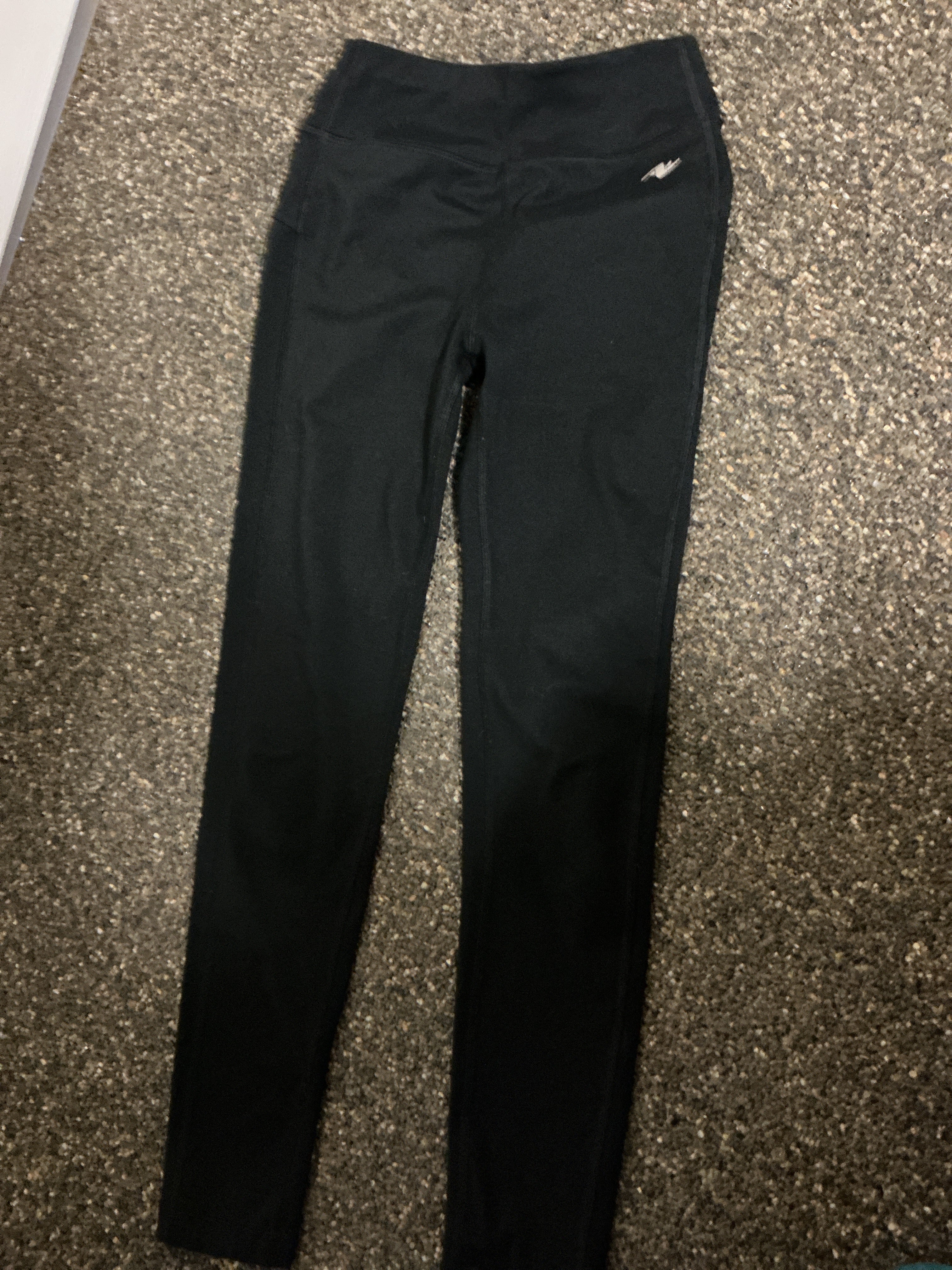 Athletic Works black leggings 7-8Y