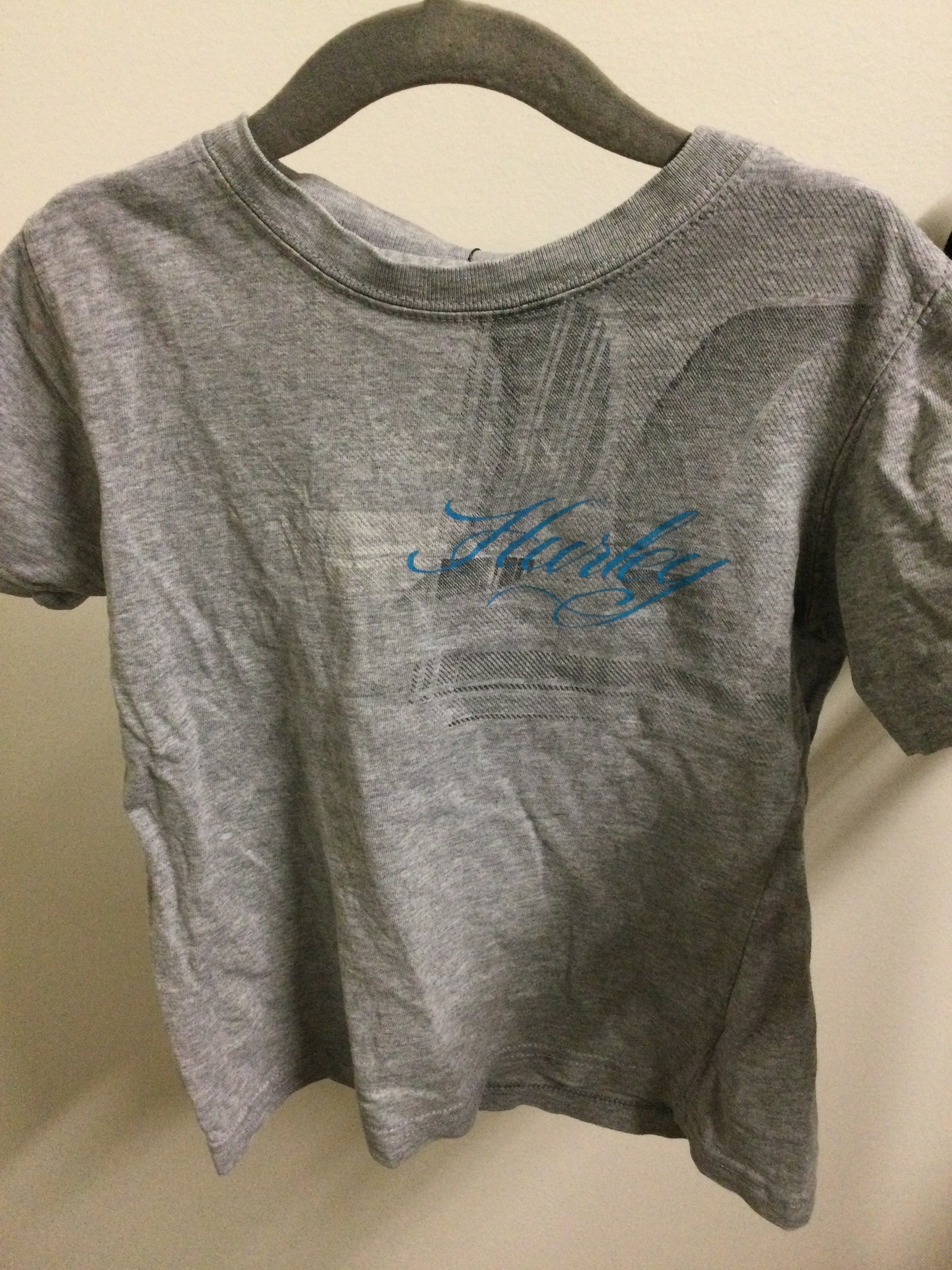 Hurley grey Tshirt 5Y