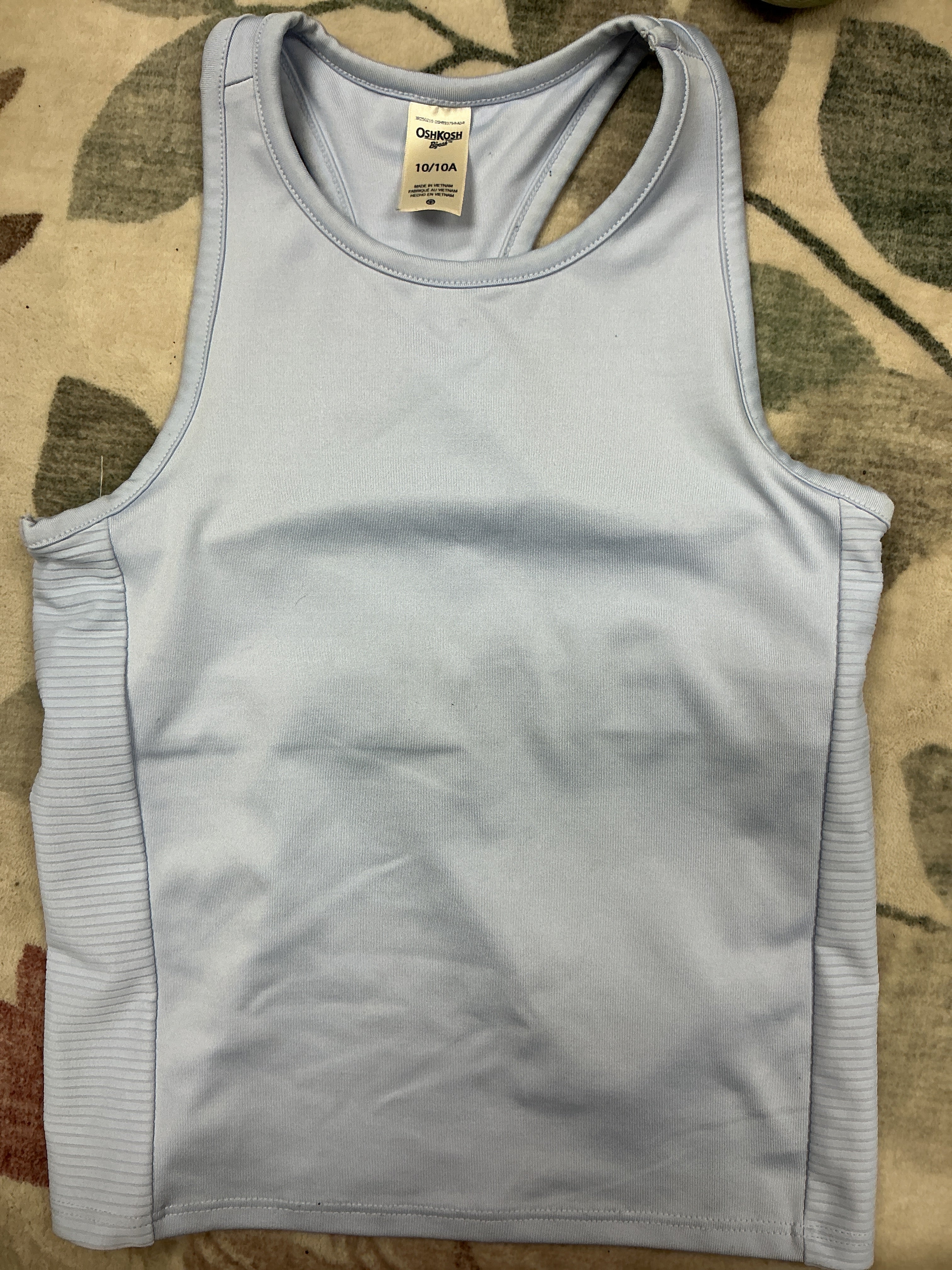 Oshkosh purple lined Tanktop 10Y
