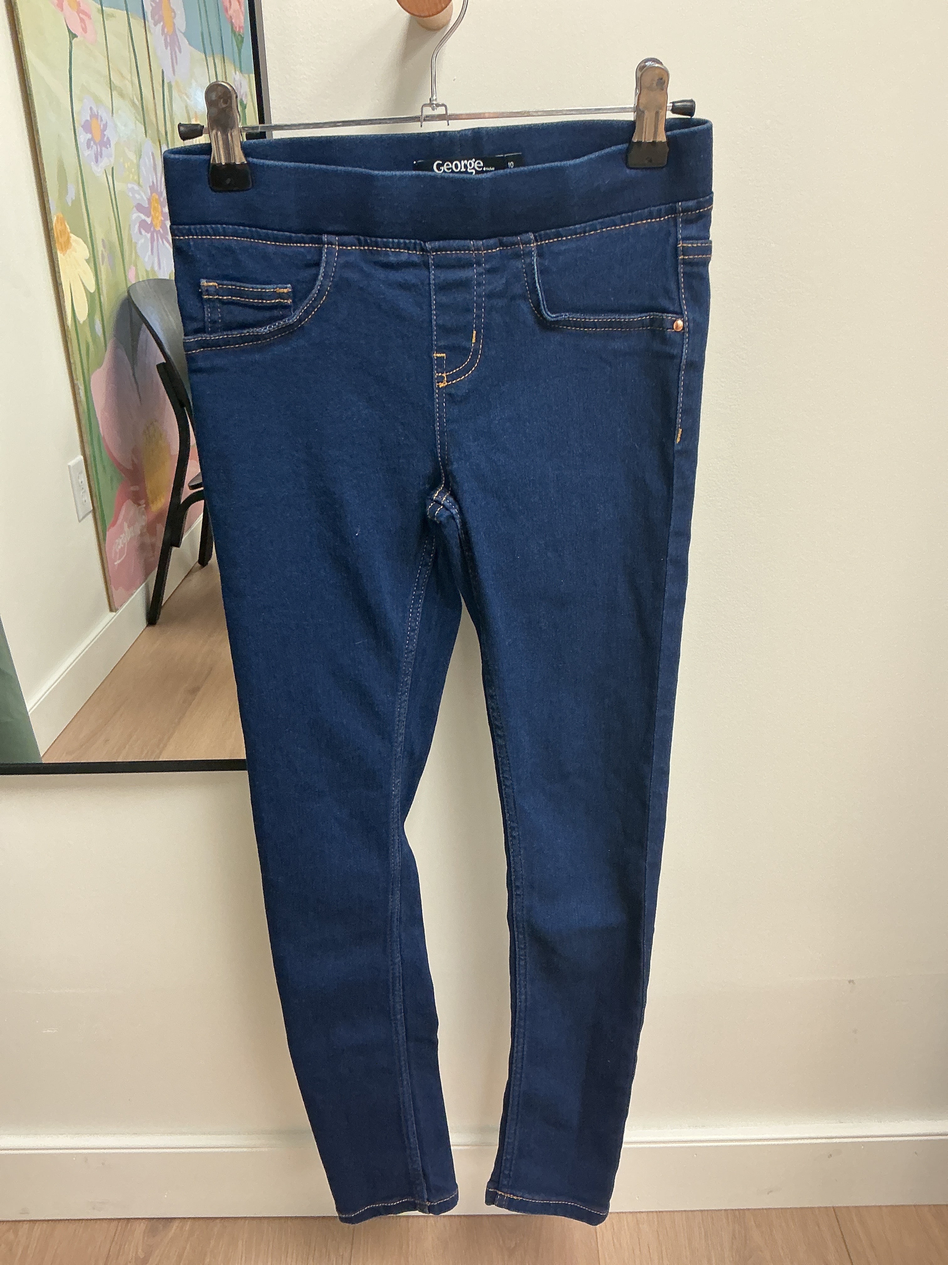 George dark blue jeggings size 8Y