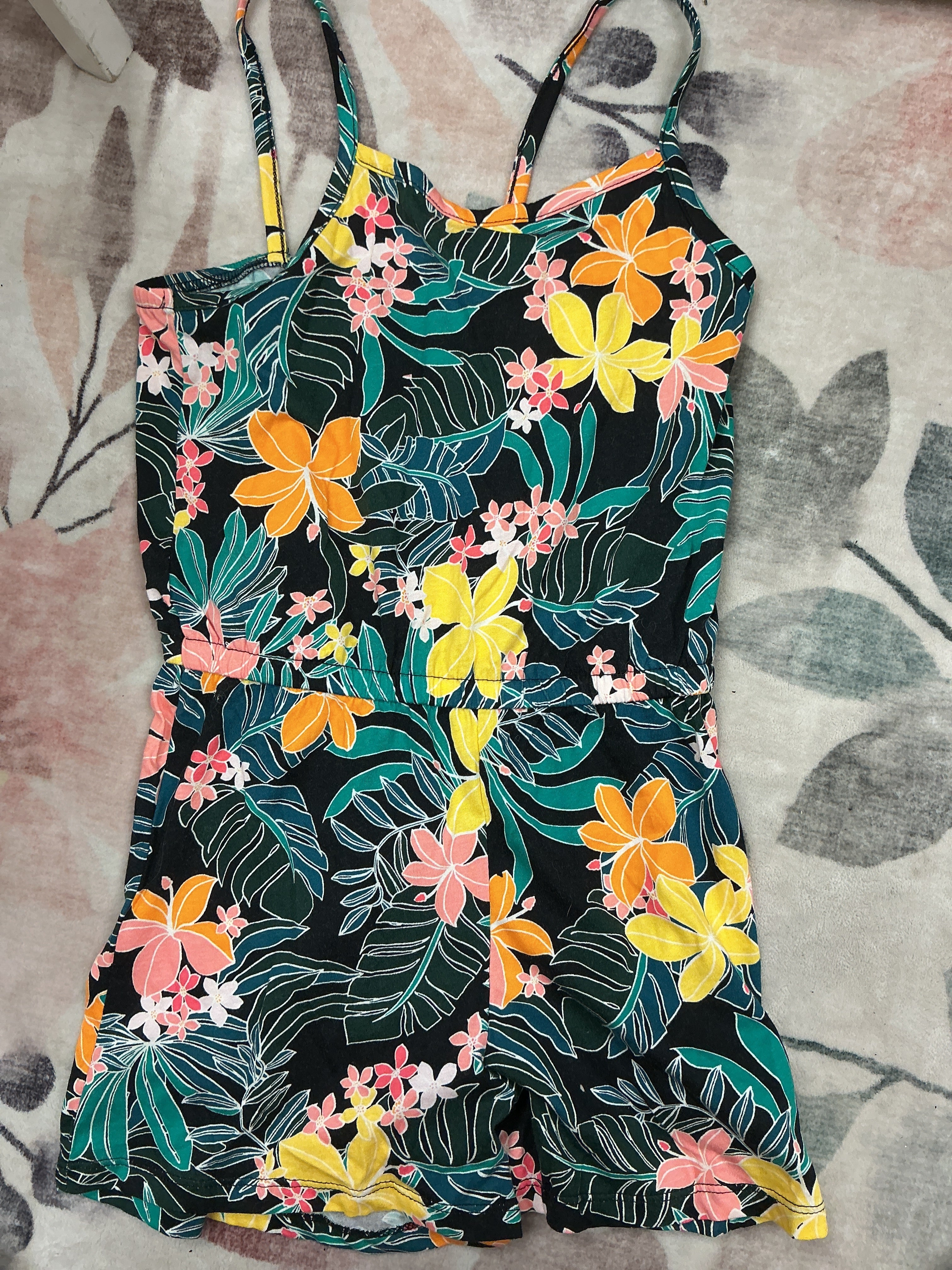 Old Navy jungle romper 8Y