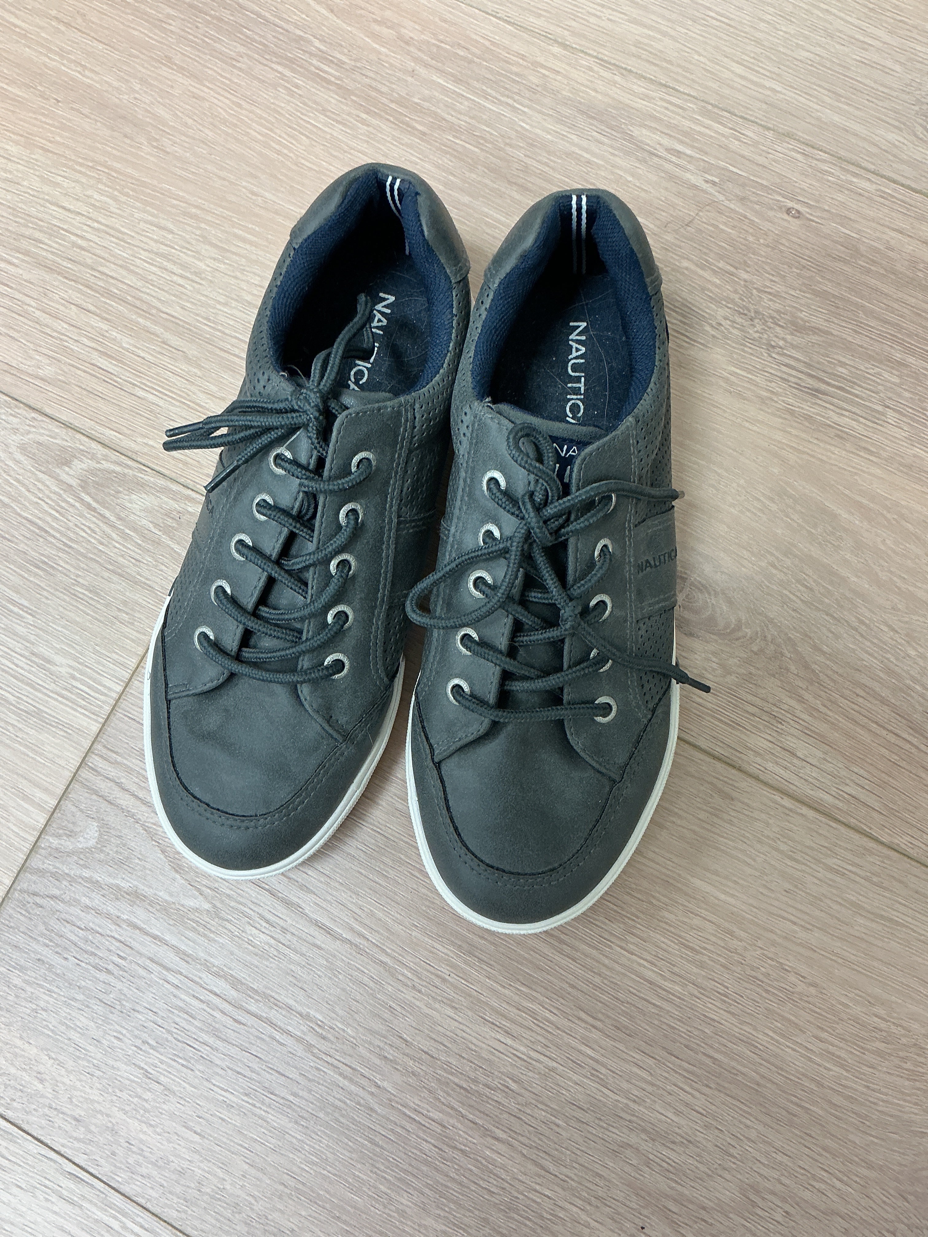 Nautica grey lace ups 4