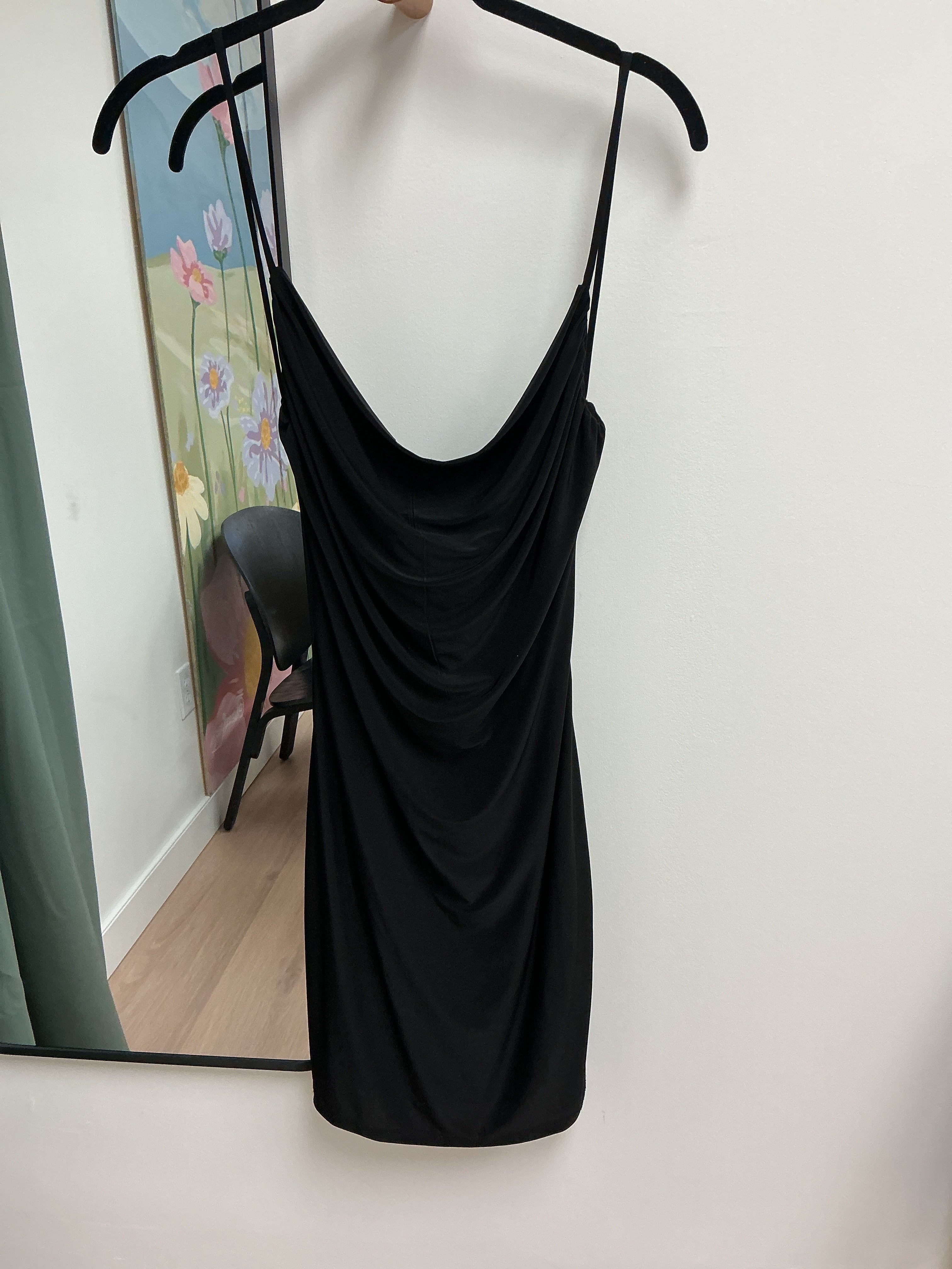 21 Saints black tight sleeveless dress size S