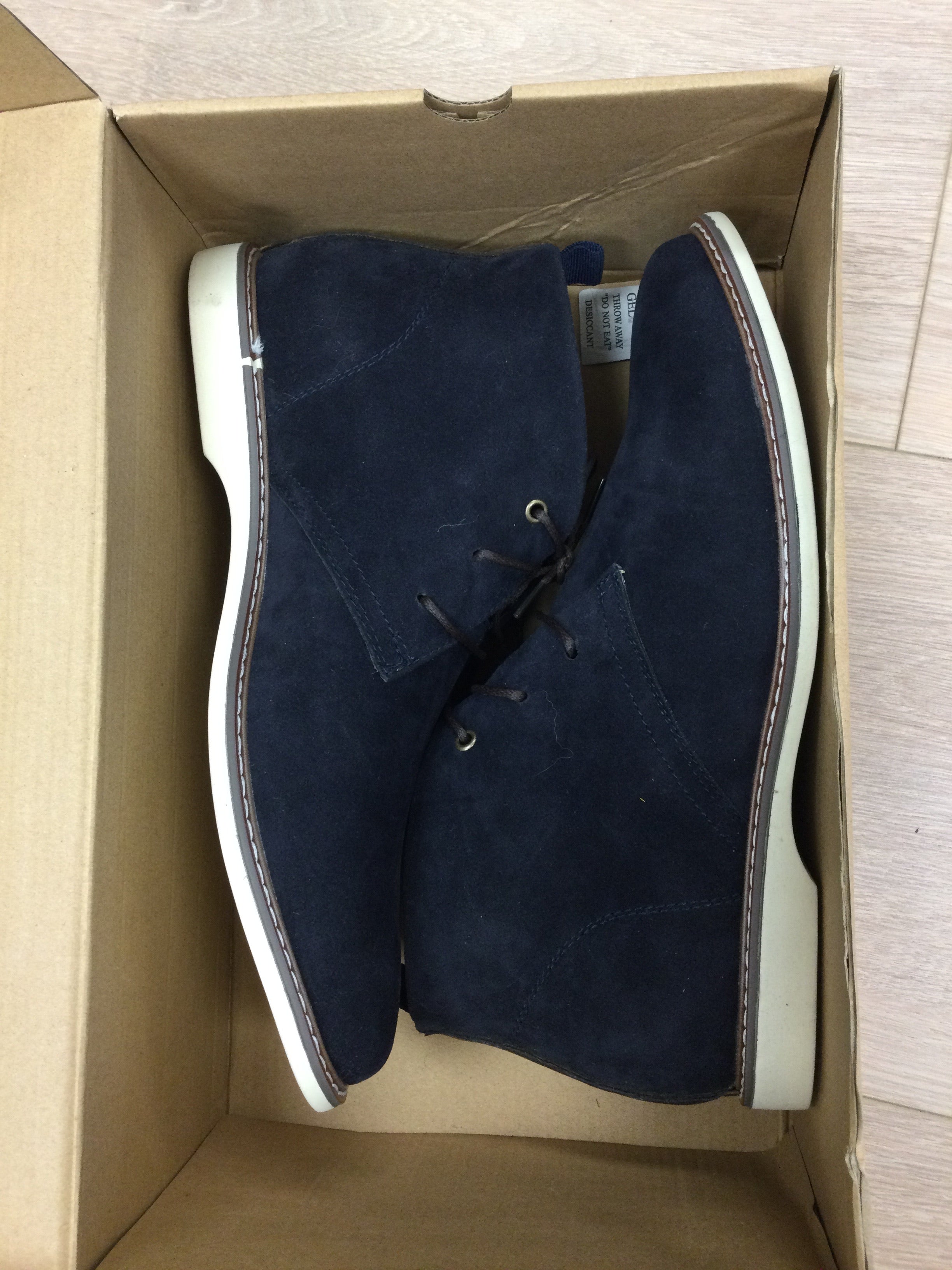 BNWOT Mario Lopez Jackson navy dress shoes 9