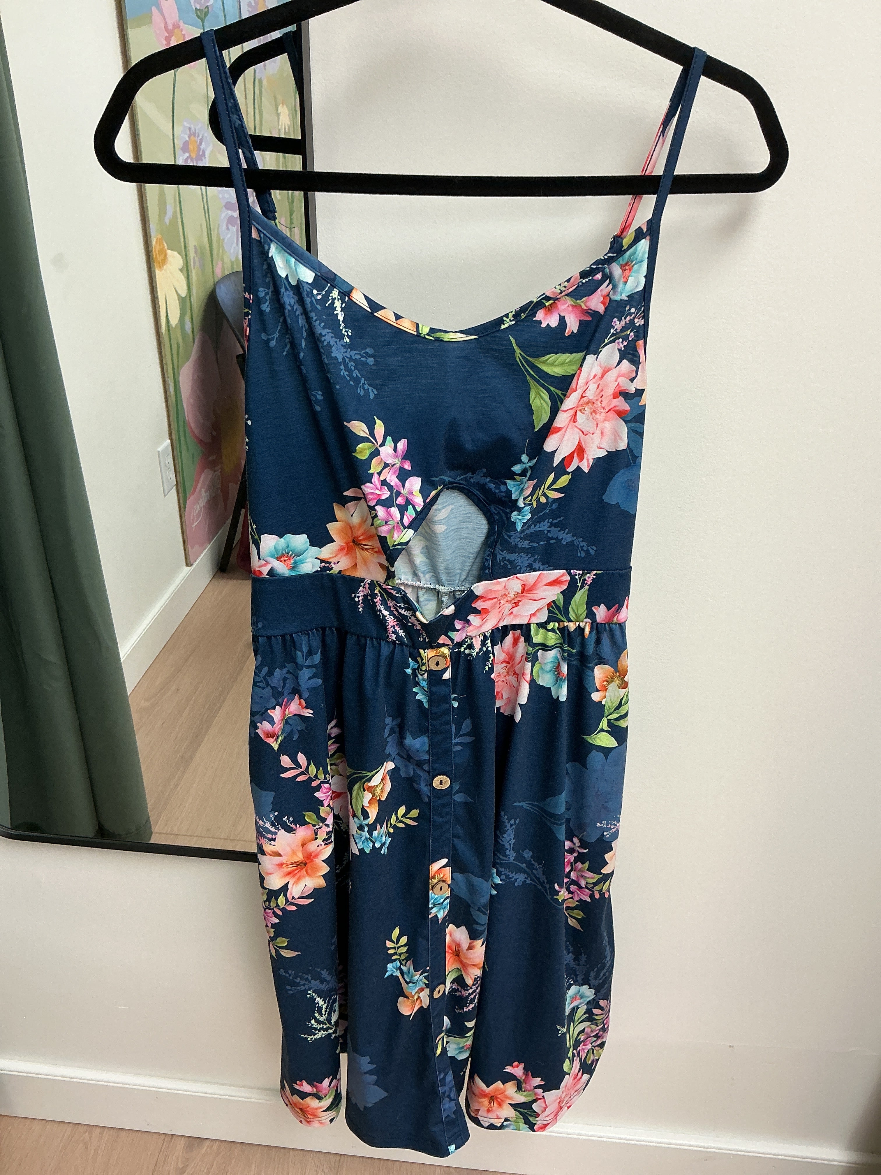Flower summer dress L