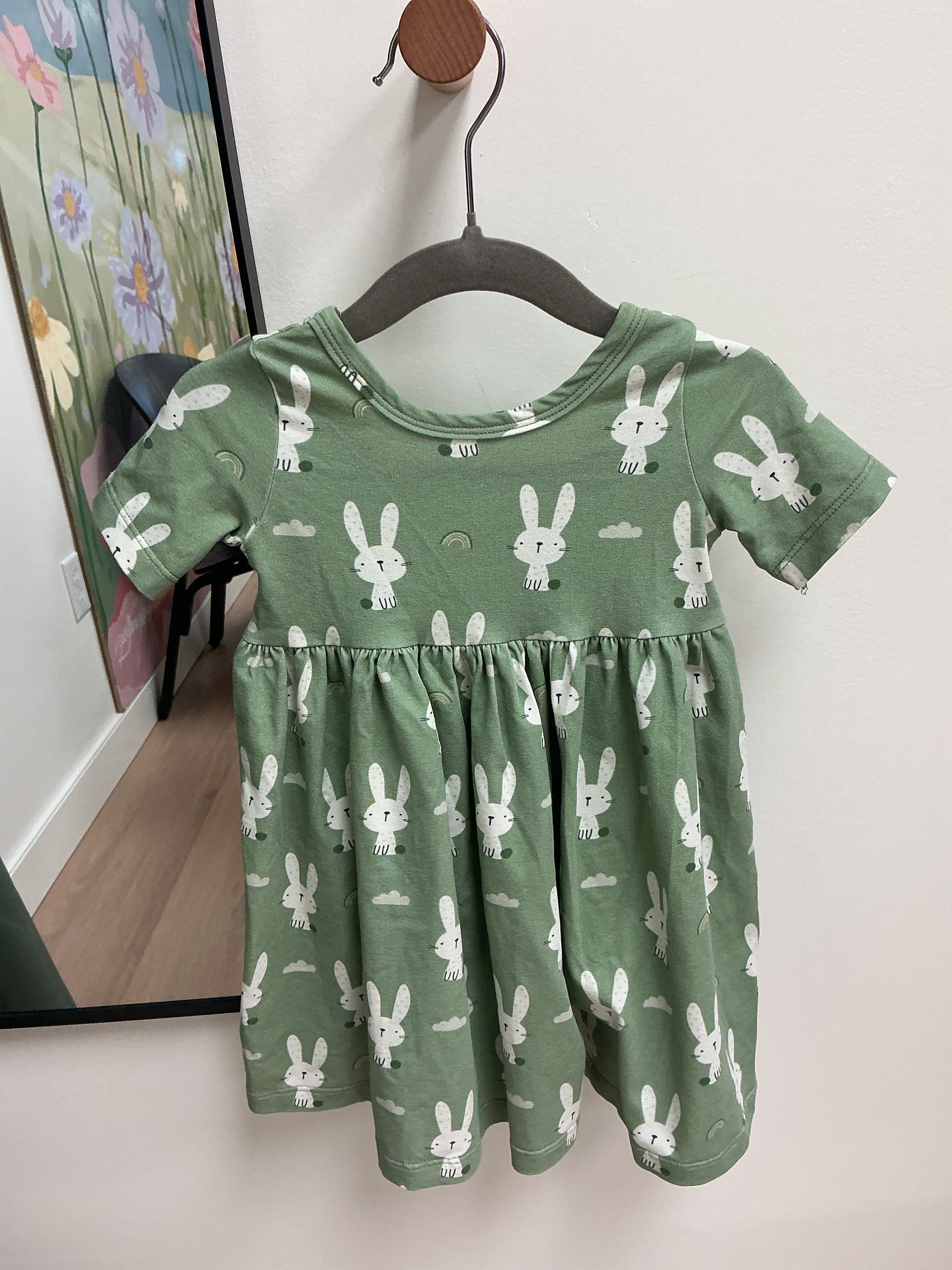 Peanut and bumble green bumble dress size 18-24M