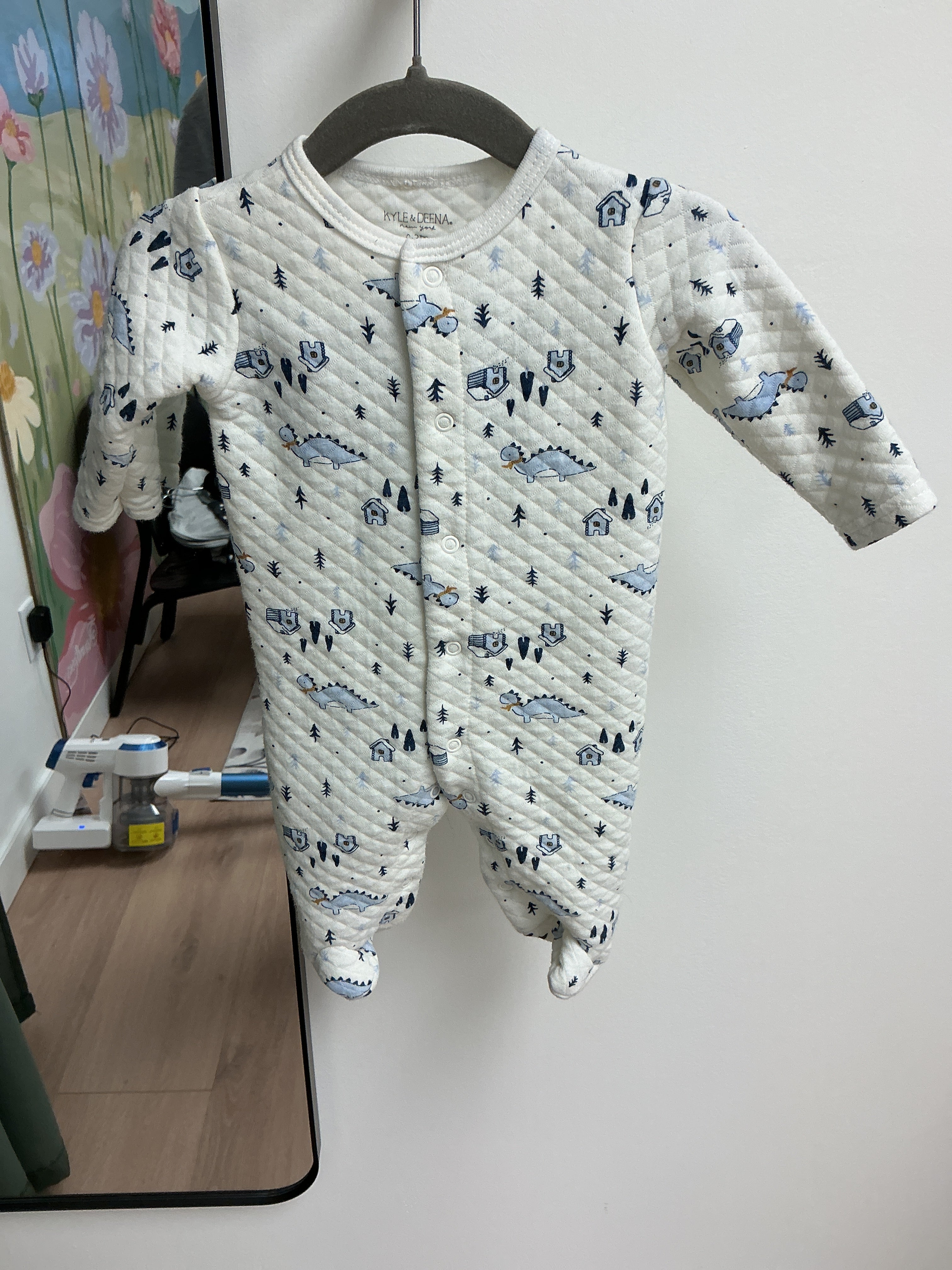 Kyle & Deena footed pjs 0-3M