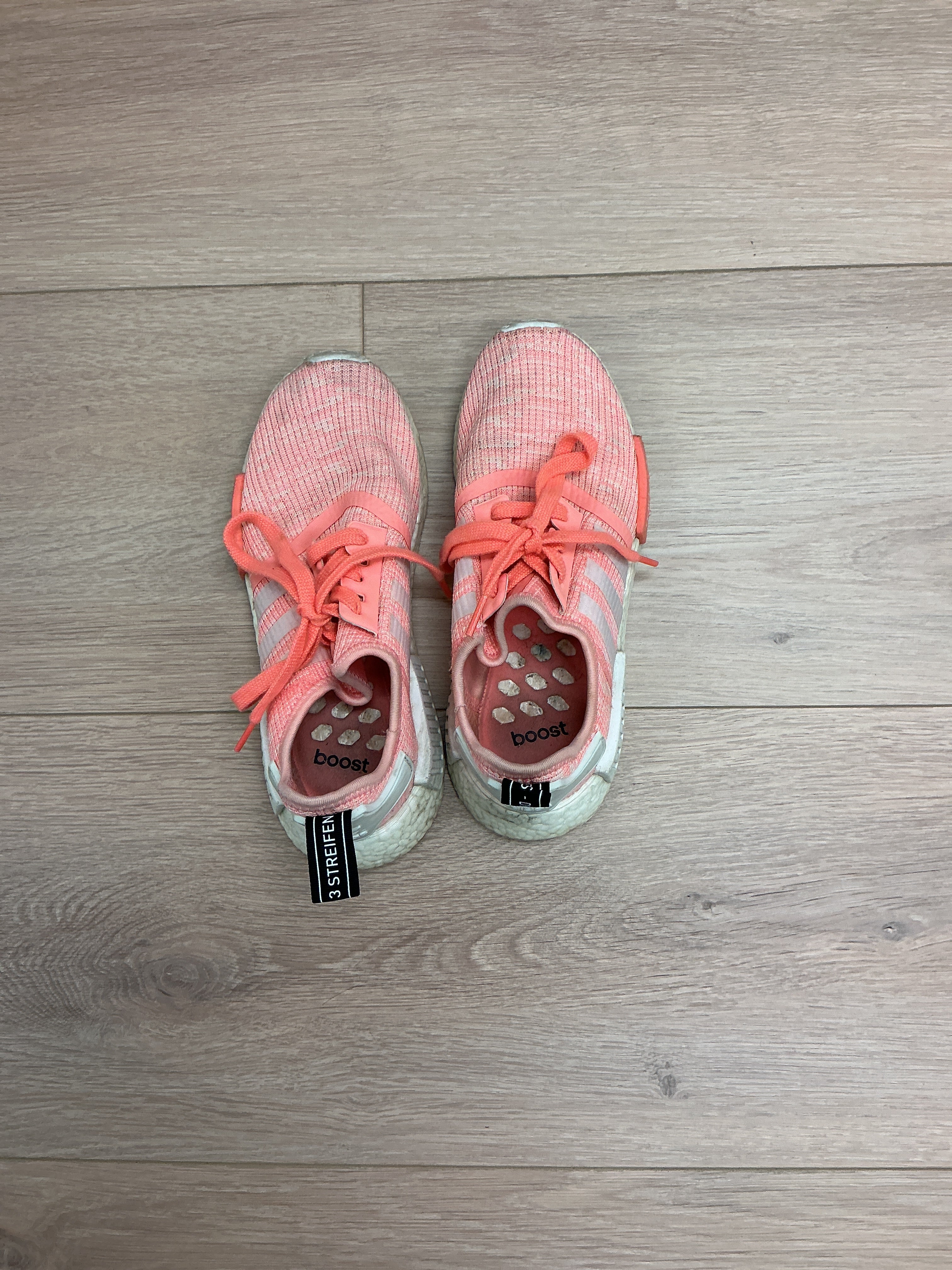 Adidas hot pink sneakers size 7