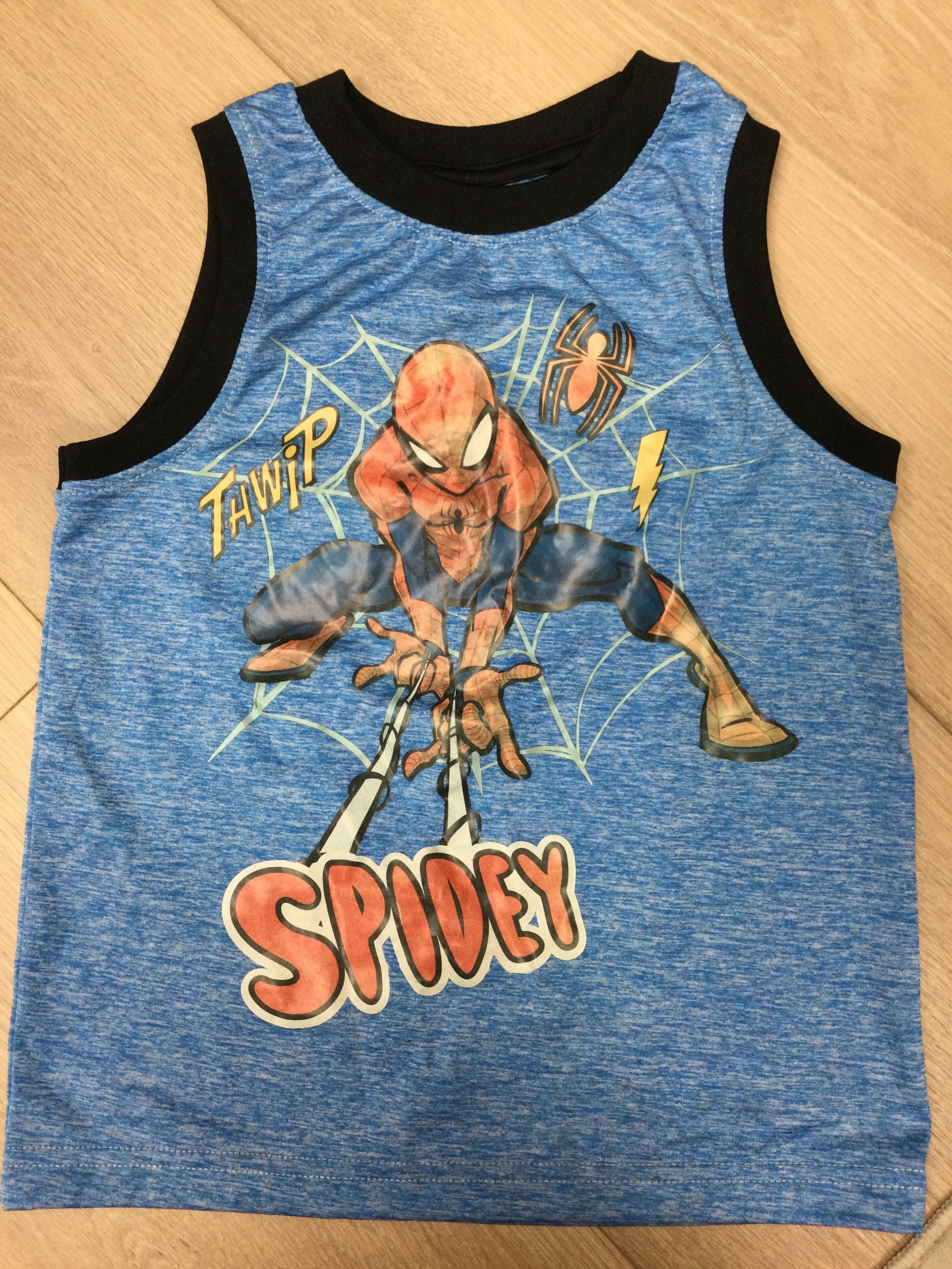 Marvel Spider-Man spidey character tank top 6Y