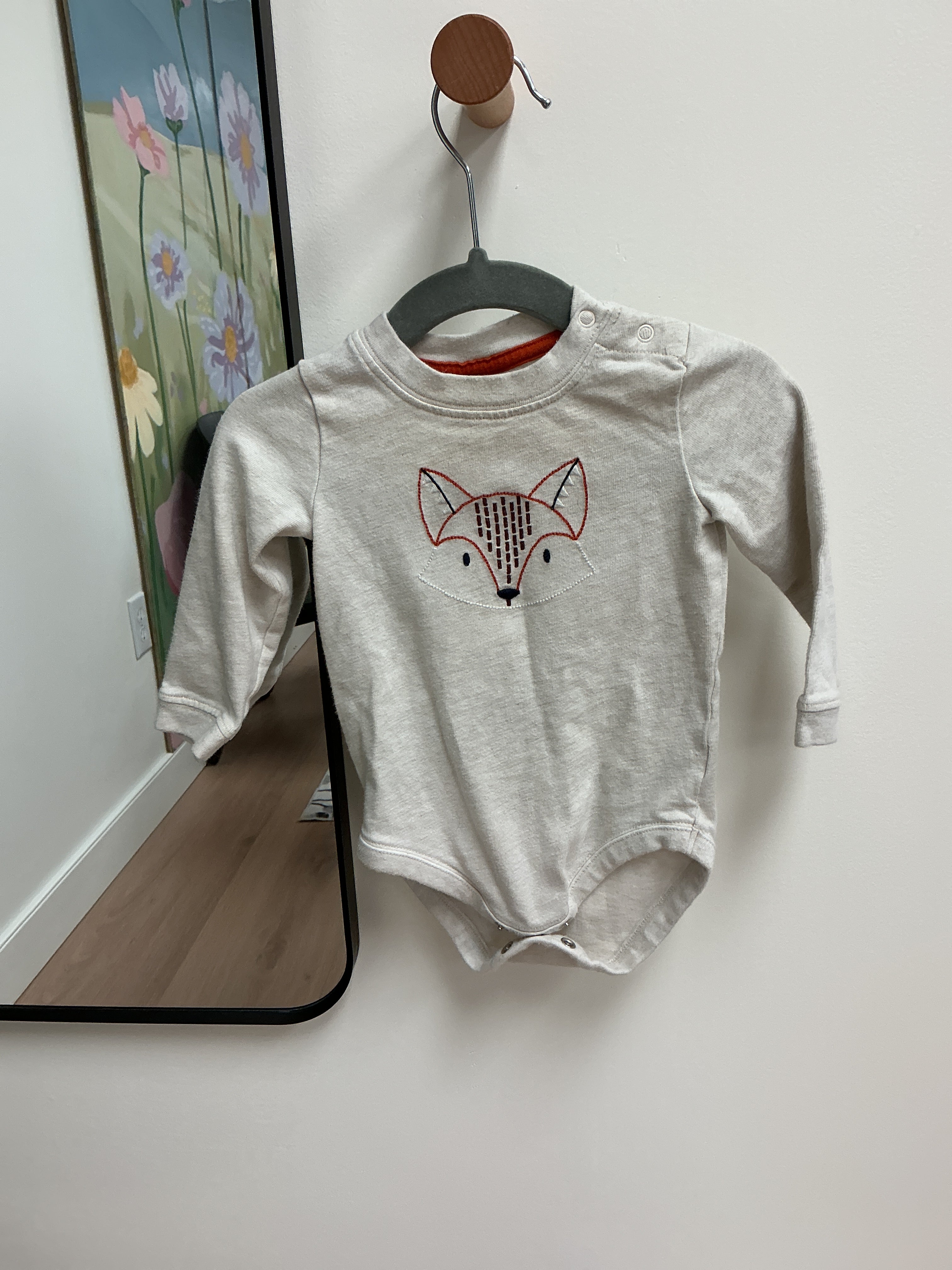 Gymboree fox bodysuit 6-12M