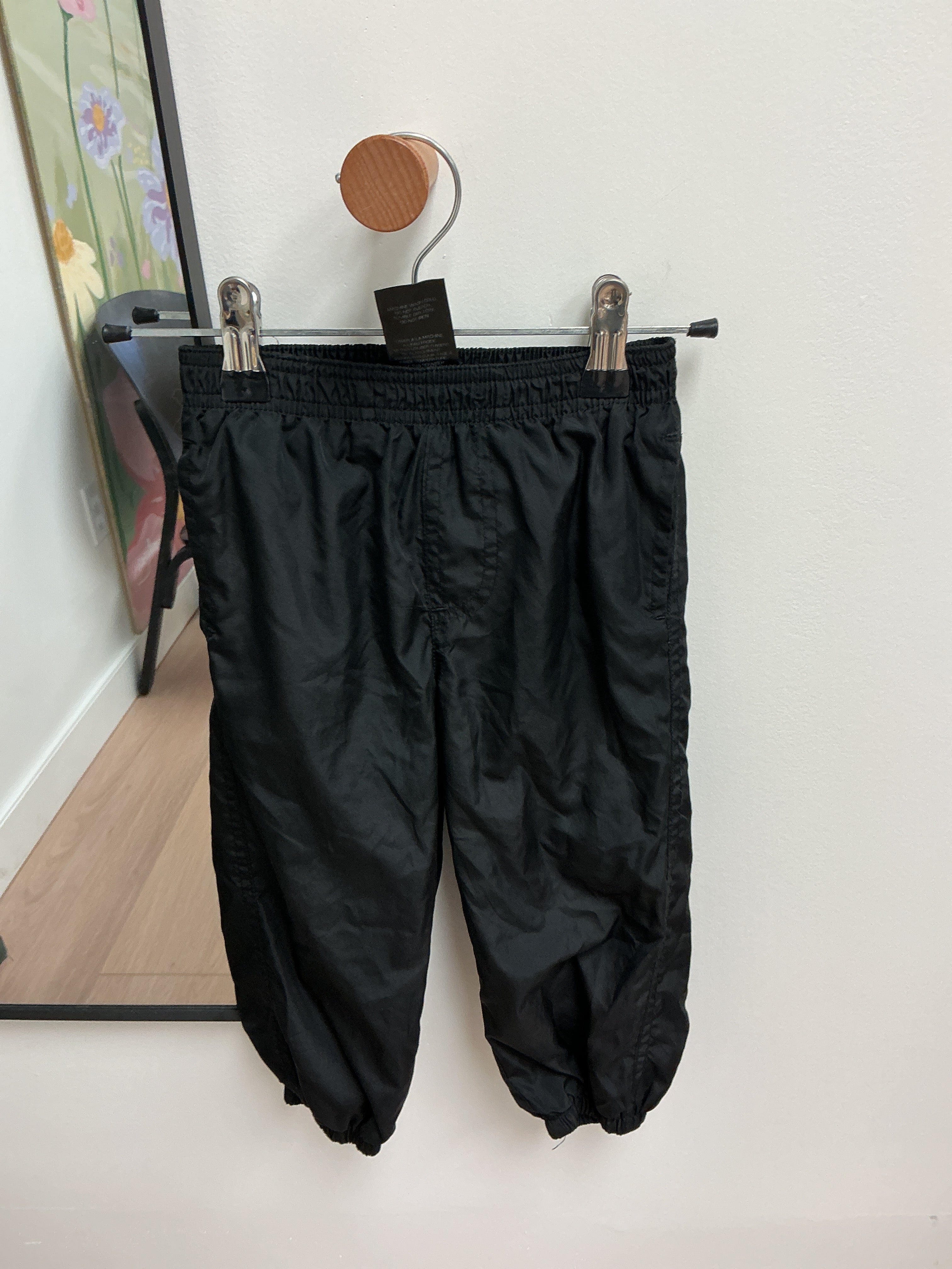 Athletic Works black splash pants size 2T