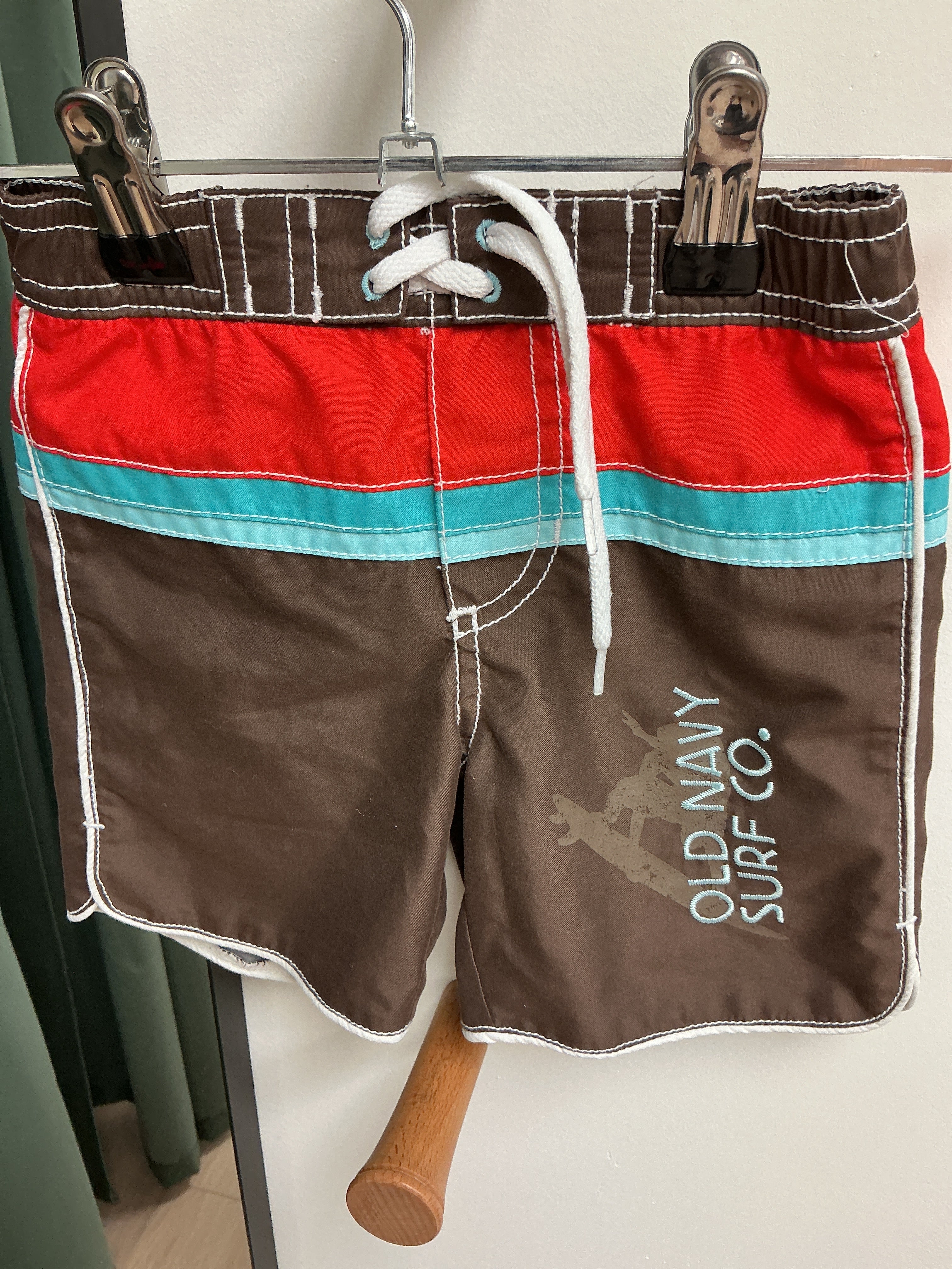 Old Navy brown swim 12-18