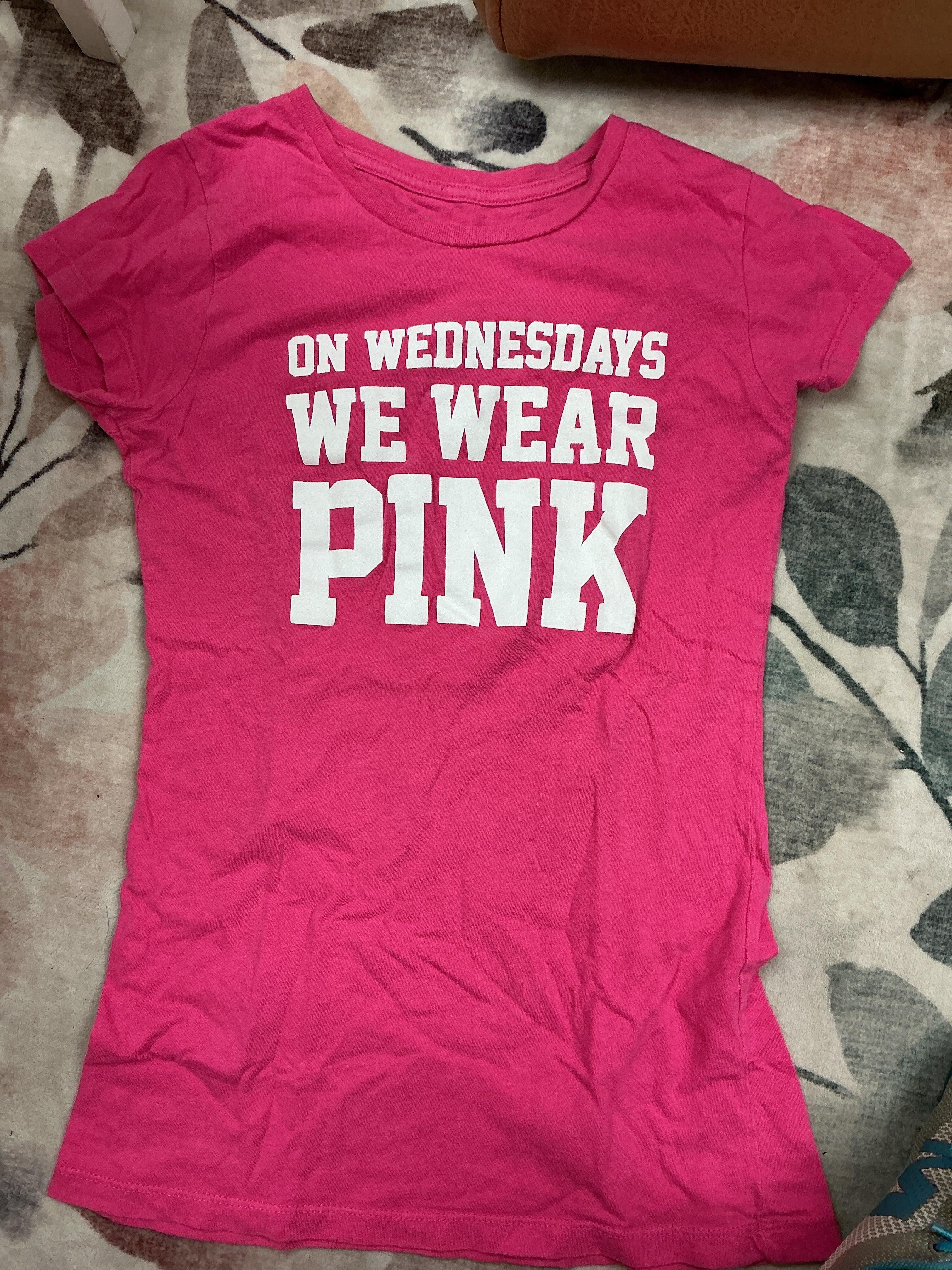 NRG on Wednesdays we wear pink Tshirt S