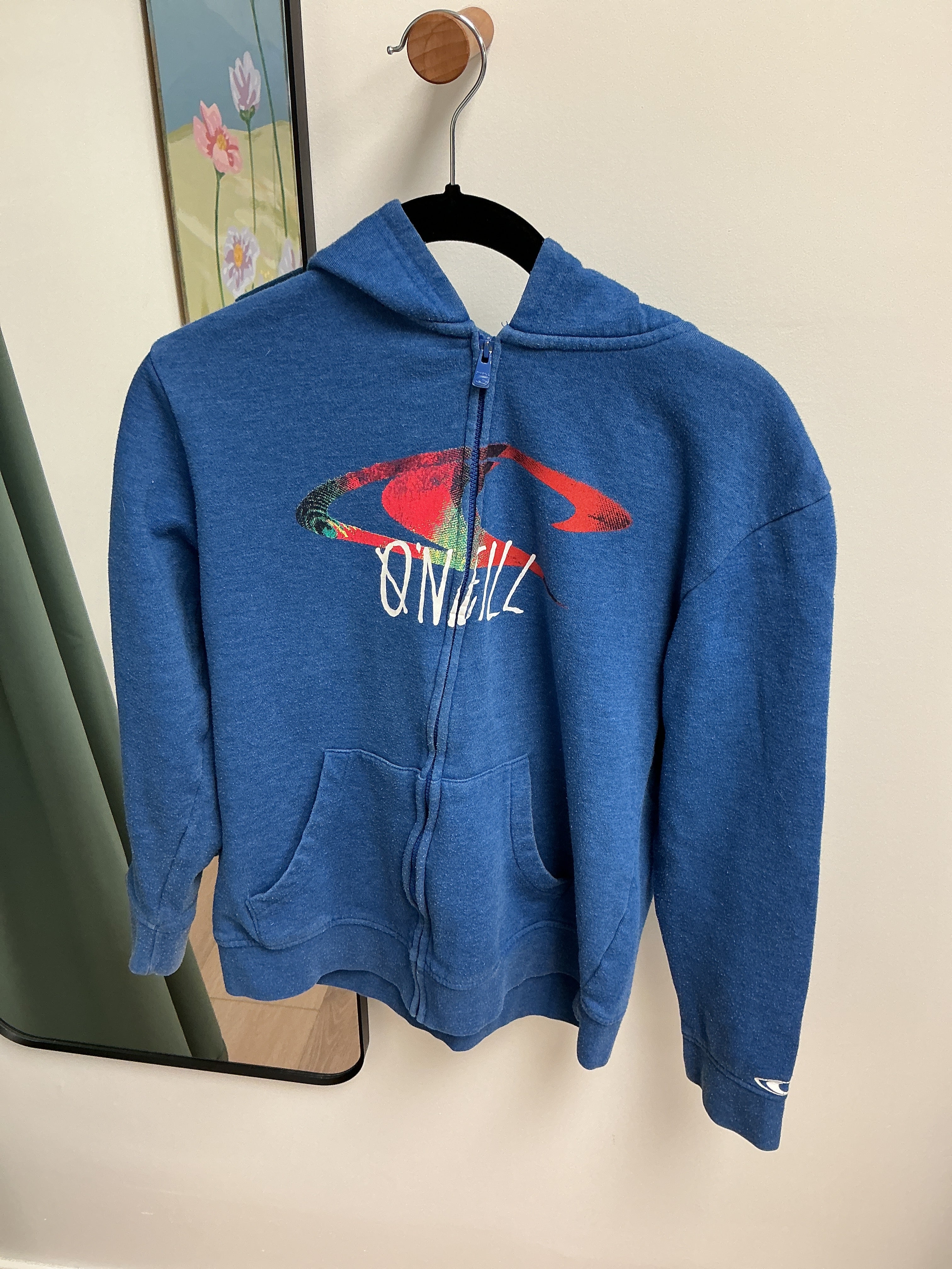 O’Neill blue logo hoodie size large
